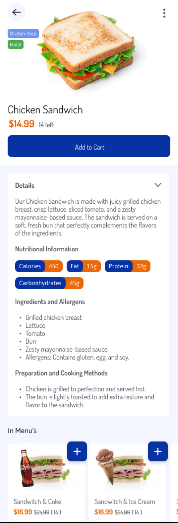 E-POS Screenshot 1 - Product Detail